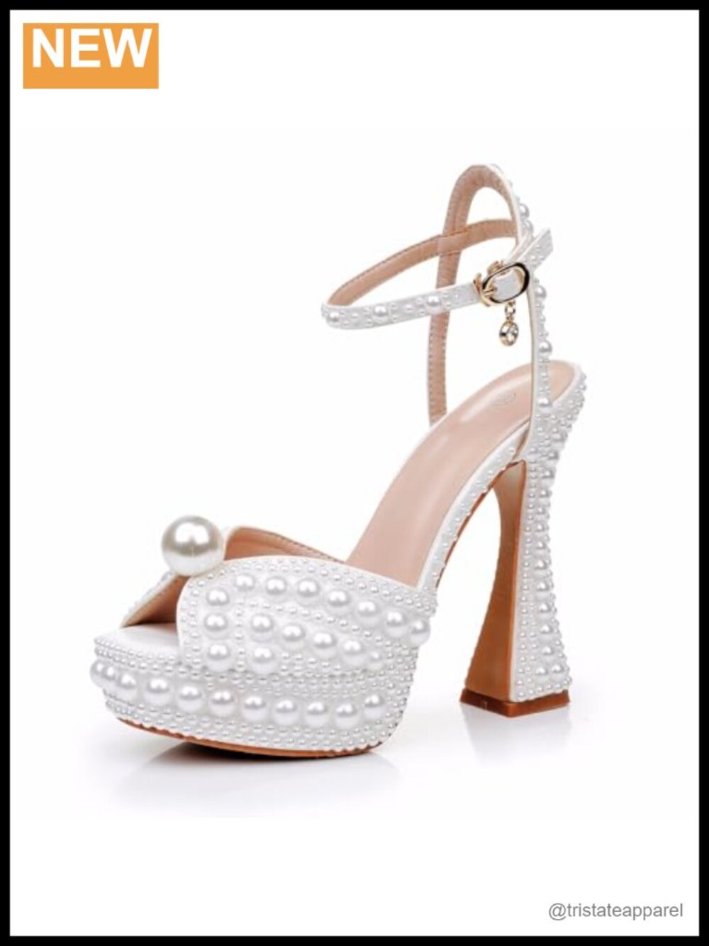13cm Block Heel Platform Sandals Chunky Heel Round Toe Pumps Wedding Mary Jane